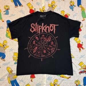 Slipknot Band Tee Red And Black Size XL
